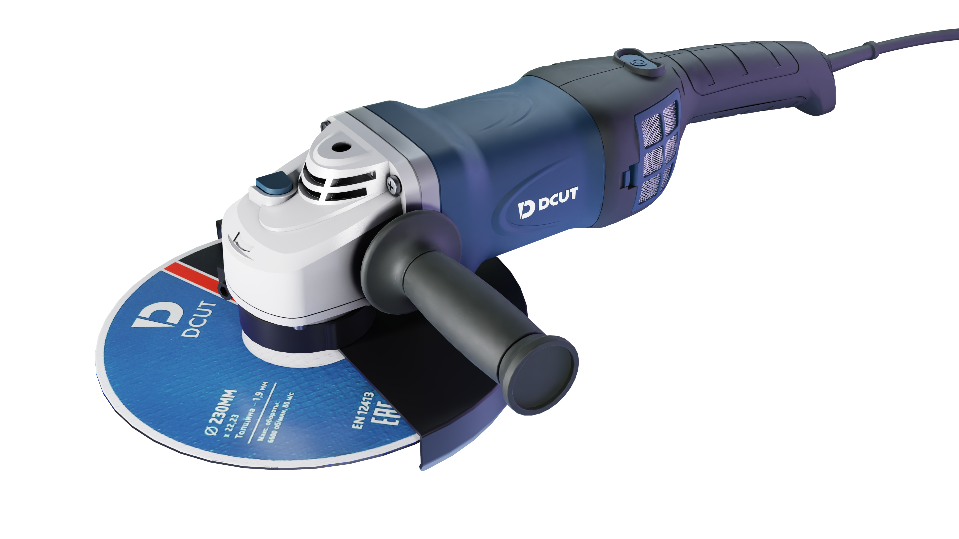 УШМ бесщёточная Dcut 230мм 3200Вт (max4500) 6600 об/мин