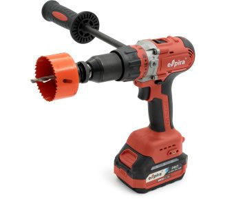 Дрель-шуруповерт Espira CDI-i01 100Н*м,2 акк.4 А*ч Li-ion 18 В+З/У,быстр.патр 13 мм,бесщ.дв., 2.3кг