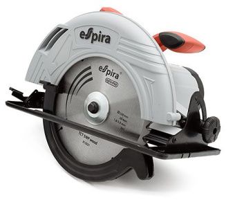 Пила циркулярная Espira CSI-230A, ф230 мм 220-240В,50/60 Гц, мощность 2500 Вт, 3900 об/мин
